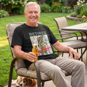 Retired Not Expired Funny Retirement Gift for Dad T-Shirt