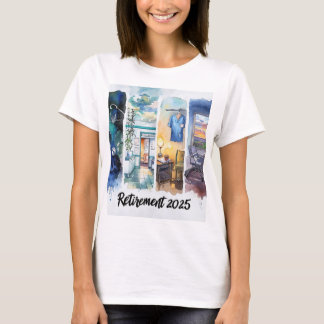 Retired Nurse 2025 – Scrubs Off, Dine On! T-Shirt