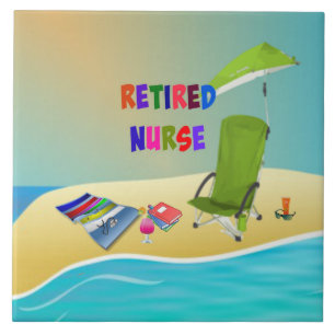Retired Nurse, Fun in the Sun, Tile