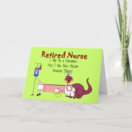 Retired Nurse Gifts Card | Zazzle.ca