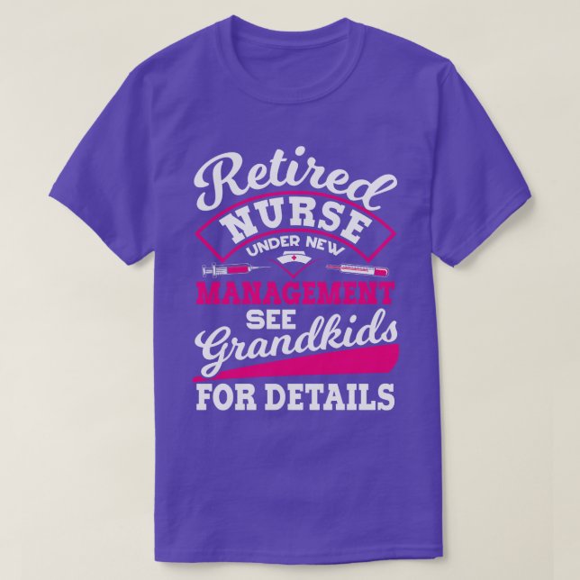 Retired Nurse T-Shirt (Design Front)