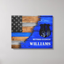 Retired Officer Canvas Print