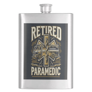 Retired Paramedic Legacy Hip Flask