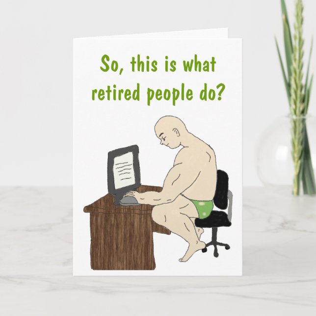 Retired people Card (Front)