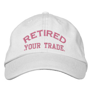 Retired Personalize it!  Embroidered Cap