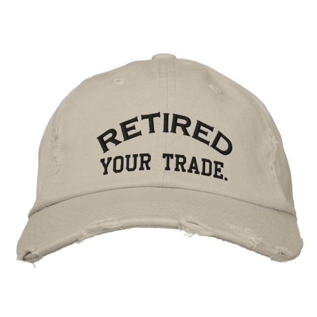 Retired Personalize it!  Embroidered Cap (Front)