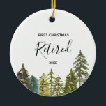 Retired Pine Greenery First Christmas Ornament<br><div class="desc">Retired Pine Greenery First Christmas Ornament
Personalized with your own name,  event,  and year!</div>