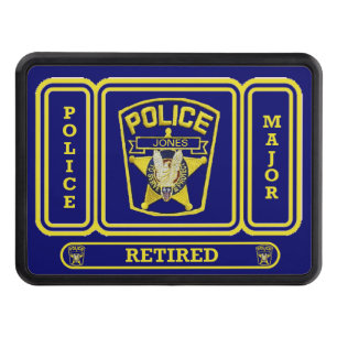Retired Police Major's Custom Hitch Cover