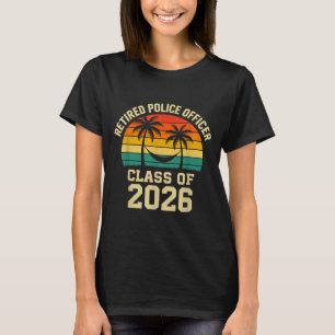 Retired Police Officer Class of 2026 Vintage T-Shirt