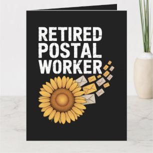 Retired Postal Worker Card
