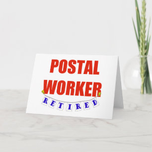 RETIRED POSTAL WORKER CARD