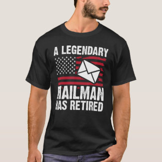 Retired Postal Worker Mailman Mail Carrier Mail La T-Shirt