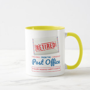 Retired Postal Worker Mailman Retirement Funny Mug