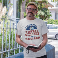 Retired Postal Worker Mailman Retirement Funny