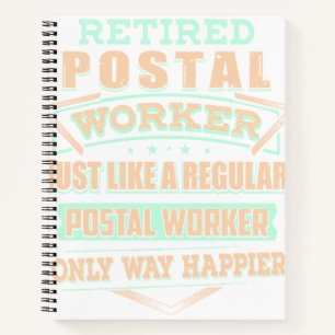 Retired Postal Worker Notebook