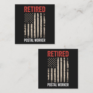Retired Postal Worker Retirement Loyalty Card