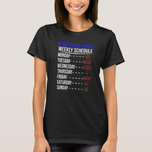 Retired Postal Worker Schedule Retirement Mailman T-Shirt
