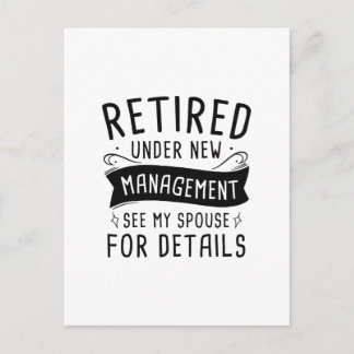 Retired Postcard