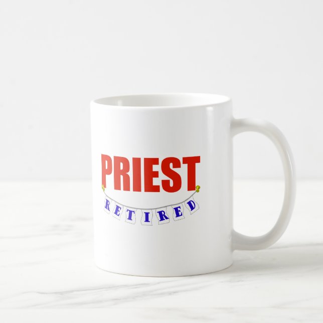 RETIRED PRIEST COFFEE MUG (Right)