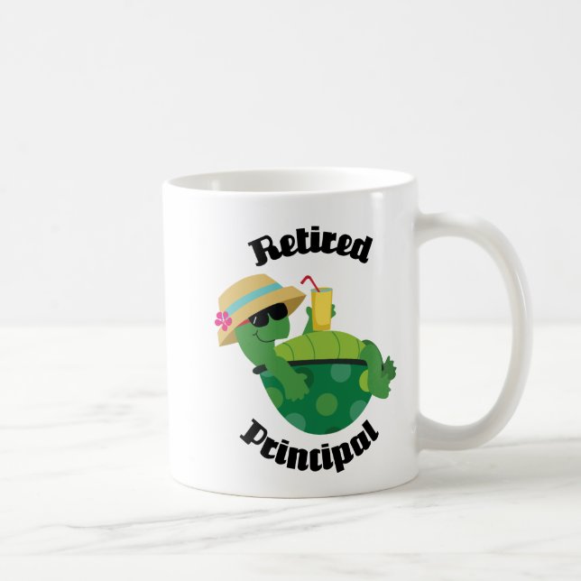 Retired Principal (Turtle) Coffee Mug (Right)