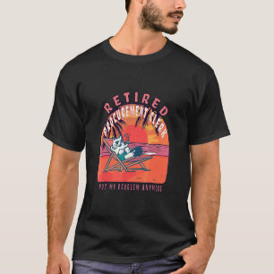 Retired Procurement Clerk Vintage Retirement T-Shirt