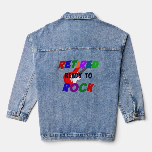 Retired-Ready to Rock Denim Jacket (Back)
