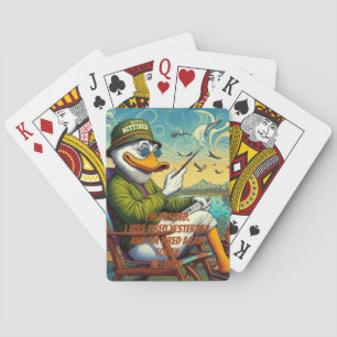 Retired & Relaxed Playing Cards