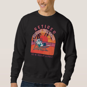 Retired Restaurant General Manager  Vintage Retire Sweatshirt