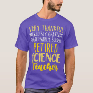 Retired Science Teacher School Retirement 1733 T-Shirt