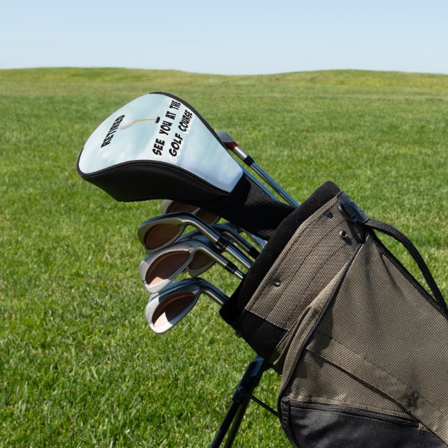 Retired...See You at the Golf Course Golf Head Cover (In Situ)