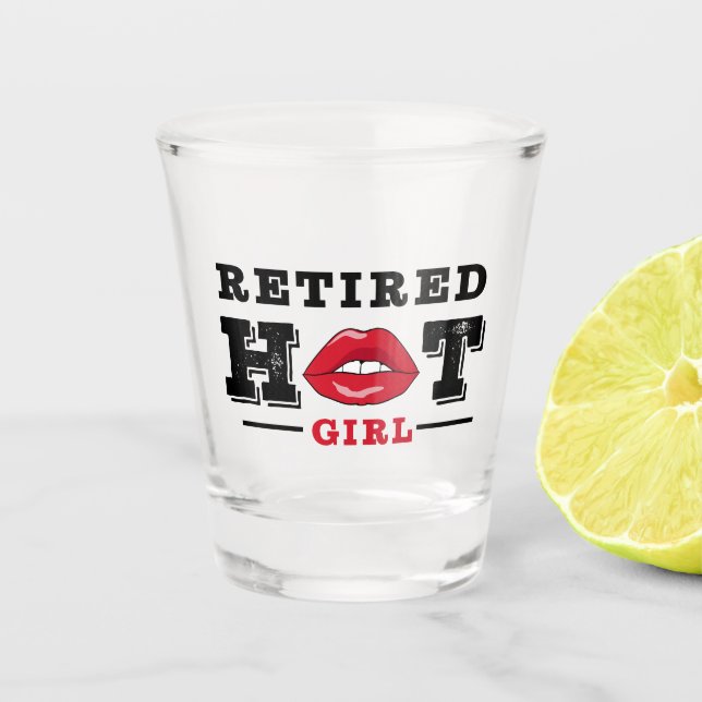 Retired  shot glass (Front)