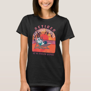 Retired Sign Language Interpreter  Vintage Retirem T-Shirt