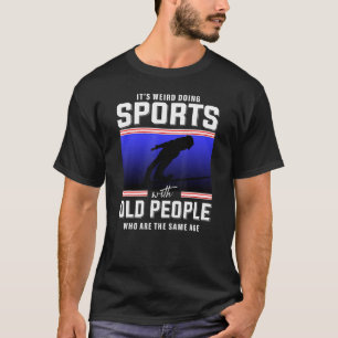 Retired skier alpine skiing snow ski downhill ski T-Shirt