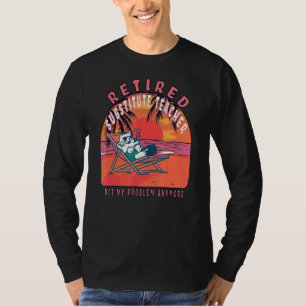 Retired Substitute Teacher Vintage Retirement T-Shirt