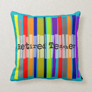 Retired Teacher Daisy Nap Pillow#78 Throw Pillow
