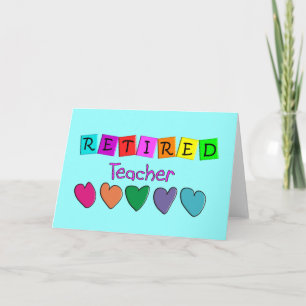 Retired Teacher Gifts Card