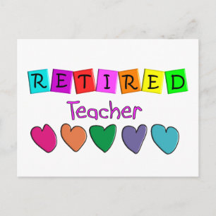 Retired Teacher Gifts Postcard