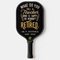 Retired Teacher Head of School Retirement Custom