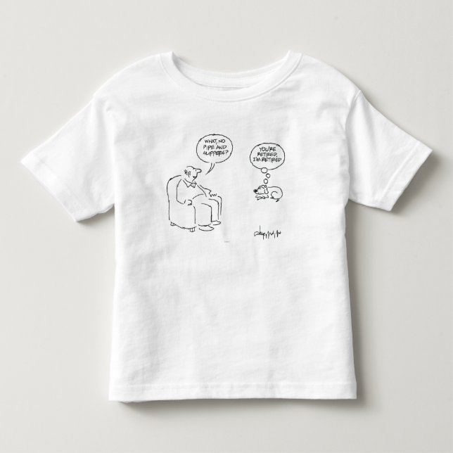 Retired Toddler T-shirt (Front)