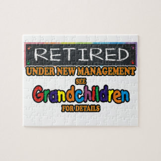 Retired Under New Management Jigsaw Puzzle