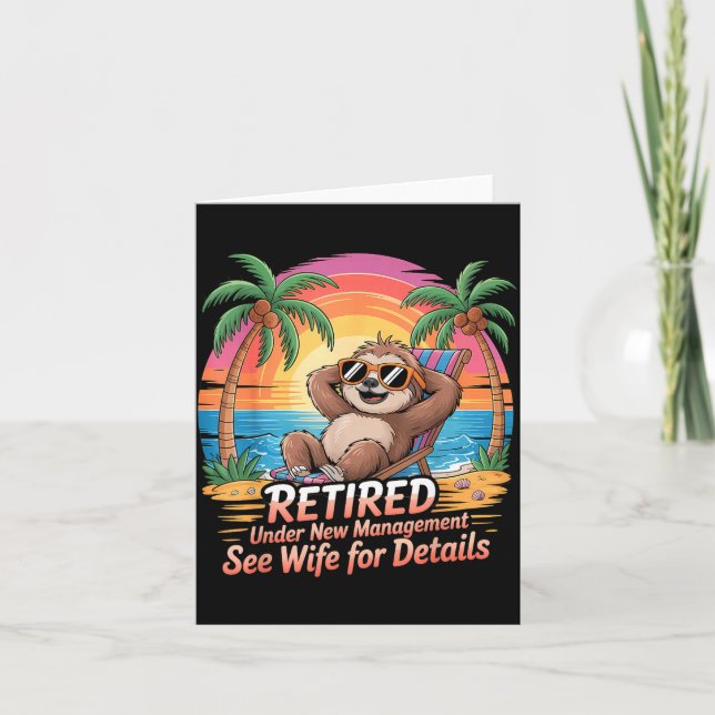 Retired Under New Management See Wife For Details  Card (Front)