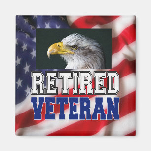 Retired Veteran Magnet