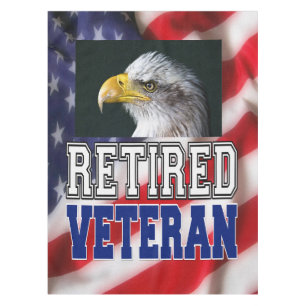 Retired Veteran Tablecloth