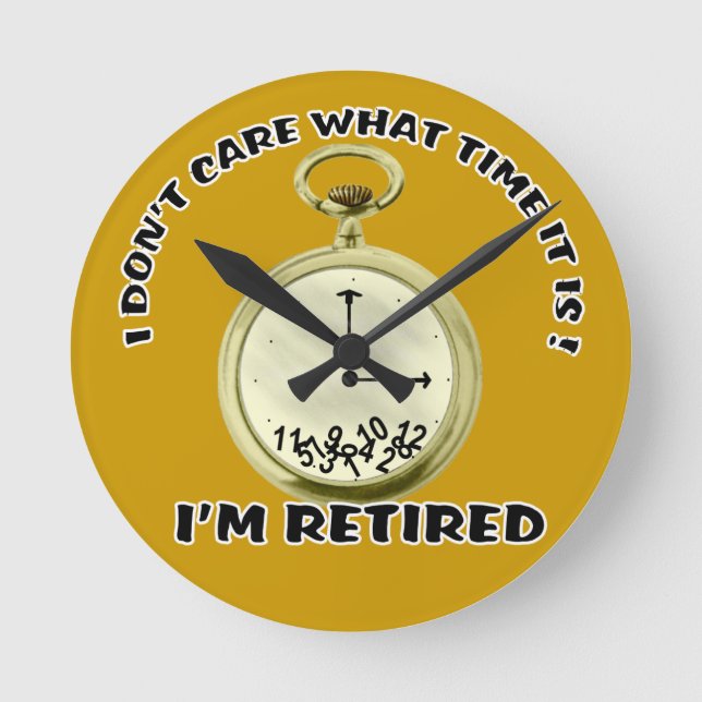 Retired watch Wall Clock (Front)