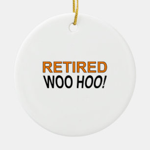 Retired Woo Hoo Ceramic Ornament