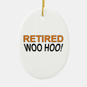 Retired Woo Hoo Ceramic Ornament