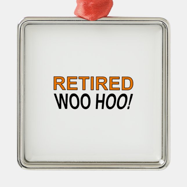 Retired Woo Hoo Metal Ornament (Front)