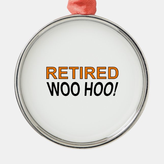 Retired Woo Hoo Metal Ornament (Front)