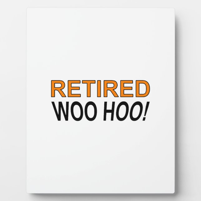 Retired Woo Hoo Plaque (Front)