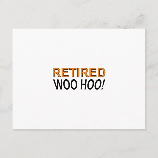Retired Woo Hoo Postcard (Front)